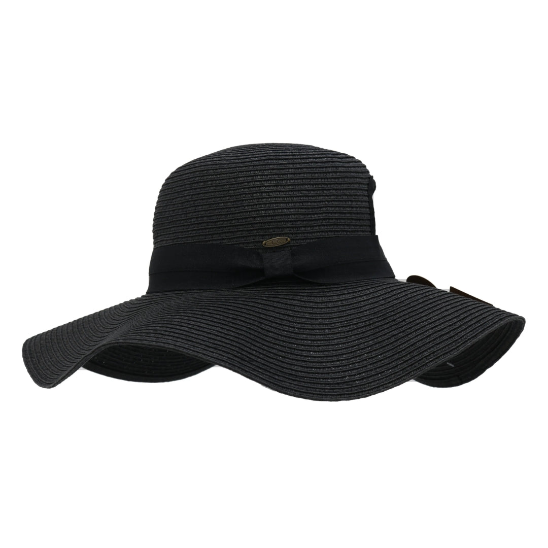 Floppy Wide Brim Hat with Ponytail Opening ST2027 – ccbeanie.com