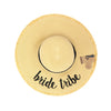 Embroidered Distressed Floppy Sun Hat ST2025
