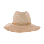 Knit Sequin Adorned C.C Panama Hat STH22