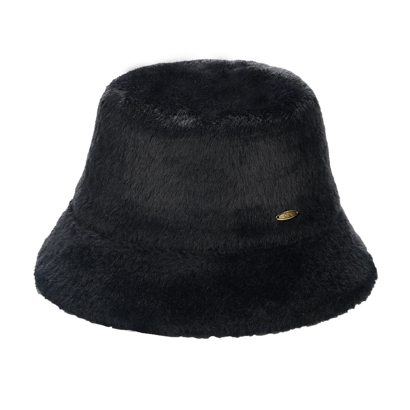 Short Hair Faux Fur C.C Bucket Hat BKC0128