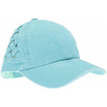 Basket Woven Criss-Cross High Ponytail CC Ball Cap BT922