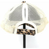 Leopard Print High Ponytail CC Ball Cap BT44