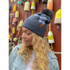 Daisy Contrast Faux Fur Pom C.C Beanie HTC0079