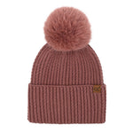 Cable Cuff Pom C.C Beanie HTE0122