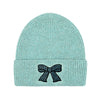 Rhinestone Ribbon Bow Embellishment C.C Beanie HTE0150