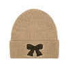 Rhinestone Ribbon Bow Embellishment C.C Beanie HTE0150