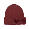 Faux Fur Ribbon C.C Beanie HTE0155