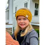 KIDS Solid Cable Knit CC Head Wrap HW20KIDS