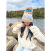 Cable Color Block Pom C.C Beanie HTC0088