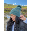 Cable Cuff Pom C.C Beanie HTE0122