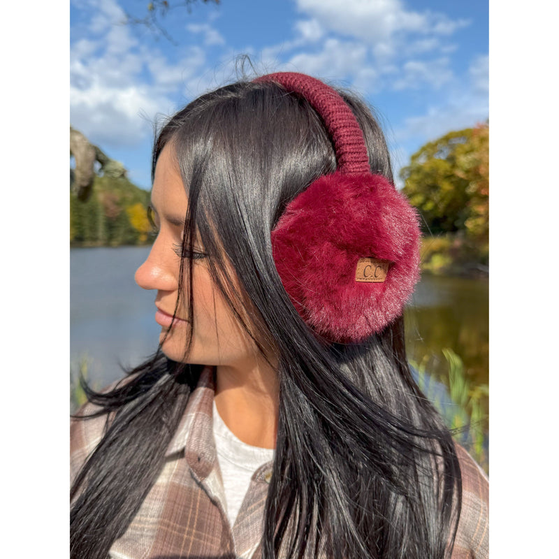 Faux Mink Fur Knitted C.C Earmuff EMS0155