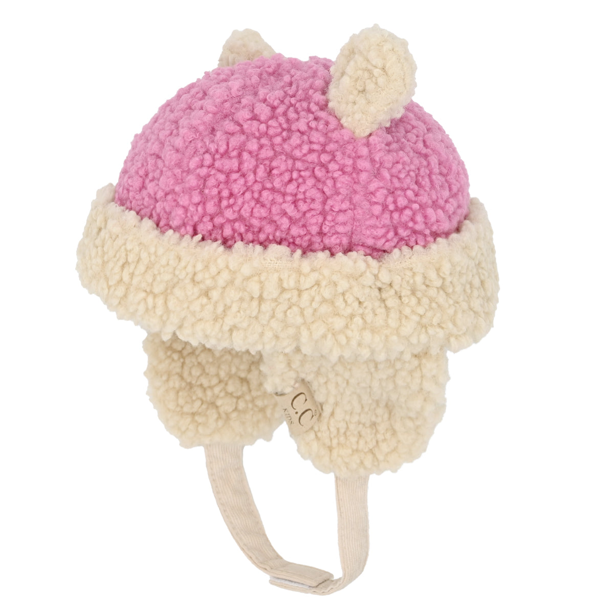 KIDS Sherpa Beanie with Earflaps KDHTS4441 – ccbeanie.com