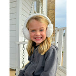 KIDS Cable Knit Faux Fur Earmuffs KDEMS3661