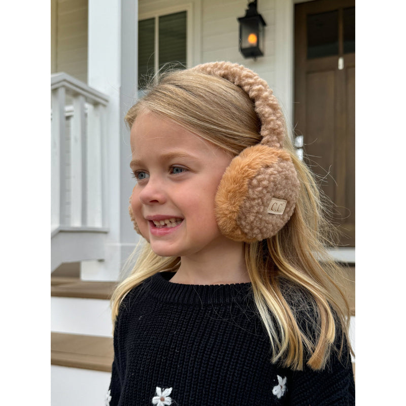 KIDS Faux Fur Sherpa C.C Earmuffs KDEMS3667