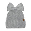 Sequin Bow Messy Bun C.C Beanie MBE0104