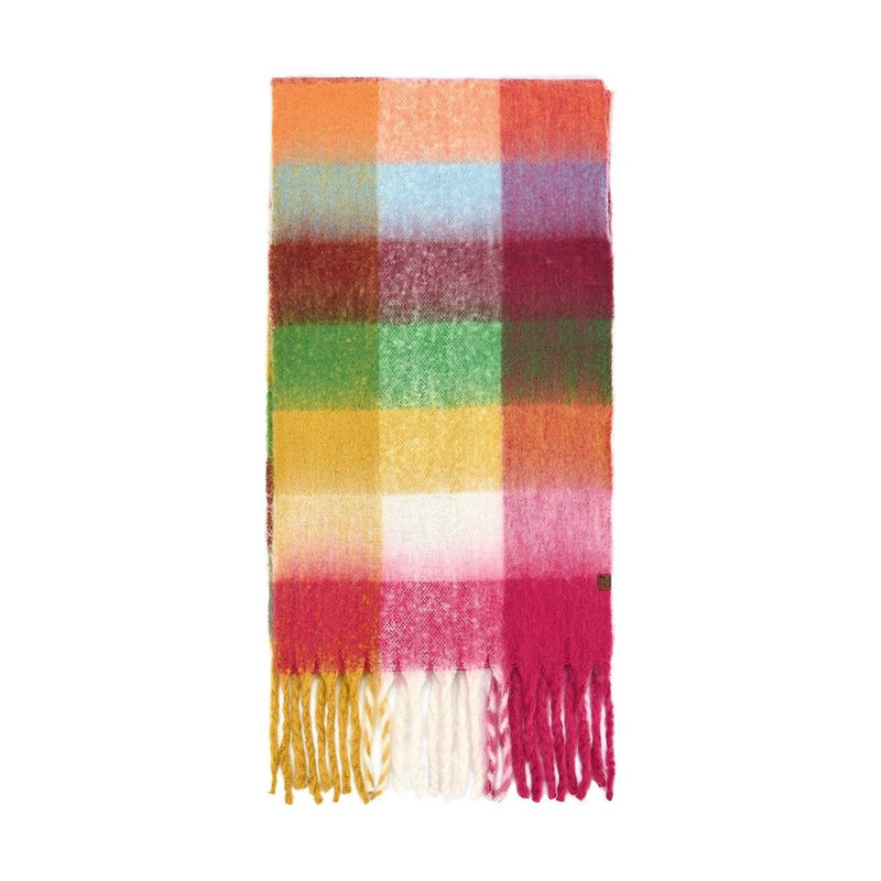 Multi Color Checkered C.C Scarf SFC0125