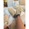 Faux Suede Bow C.C Slippers SPE0003