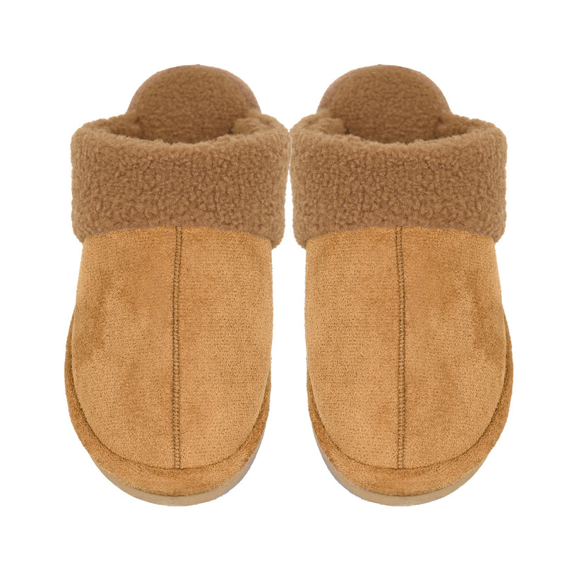 Faux Suede Sherpa C.C Slippers SPE0005