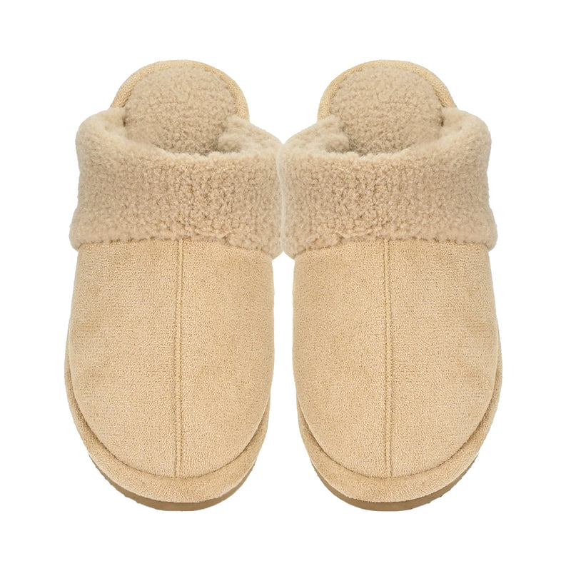 Faux Suede Sherpa C.C Slippers SPE0005