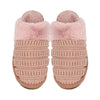 Rib Pattern Knitted C.C Slippers SPE020A