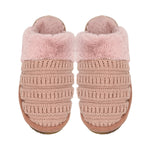 Rib Pattern Knitted C.C Slippers SPE020A