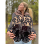 Leopard Knitted C.C Slippers SPE2061