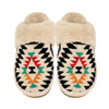 Aztec Patterned Faux Fur C.C Slippers SPE3001