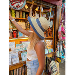 Denim Embellished C.C Cloche Sun Hat STC0016