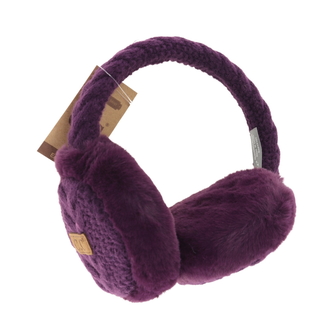 ROCKFISH CABLE FUR KNIT EARMUFF – SeoulSeoul