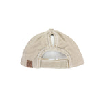 Distressed High Pony Cap with Glitter Star BT14