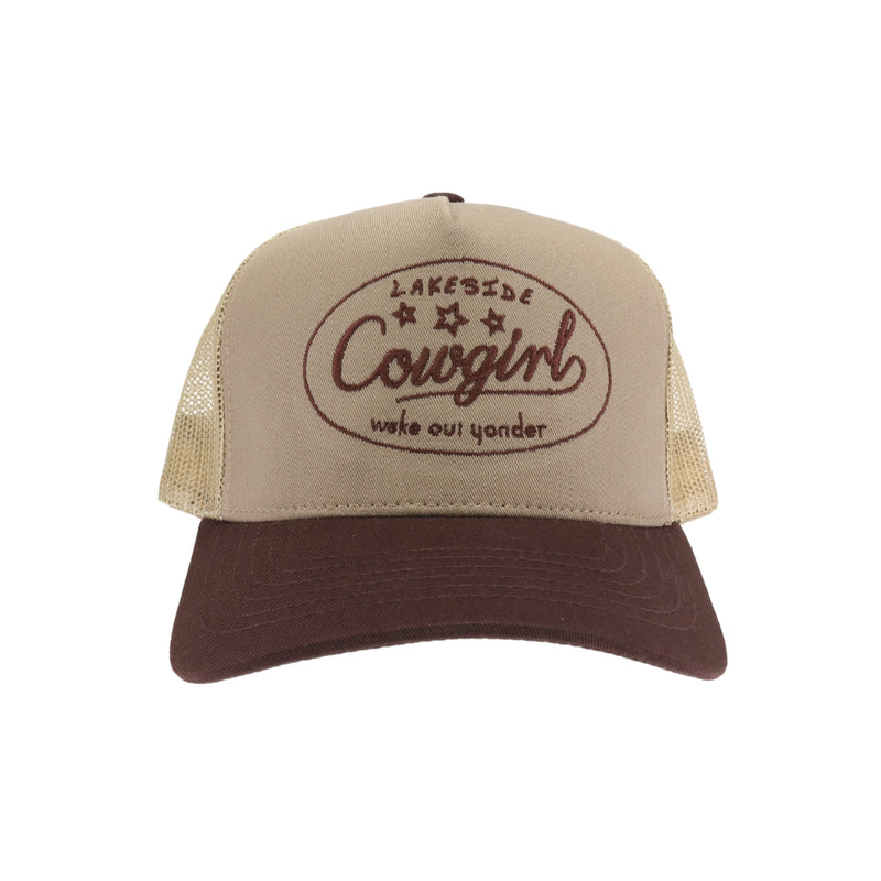 Lakeside Cowgirl C.C Embroidered Trucker Hat TCM0006