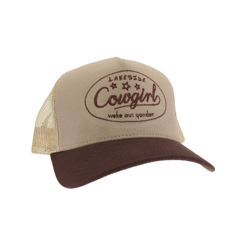 Lakeside Cowgirl C.C Embroidered Trucker Hat TCM0006
