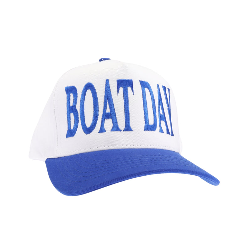 BOAT DAY C.C Embroidered Trucker Hat TCM0005