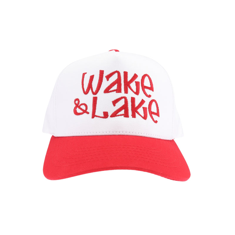 Wake and Lake C.C Embroidered Trucker Hat TCM0005