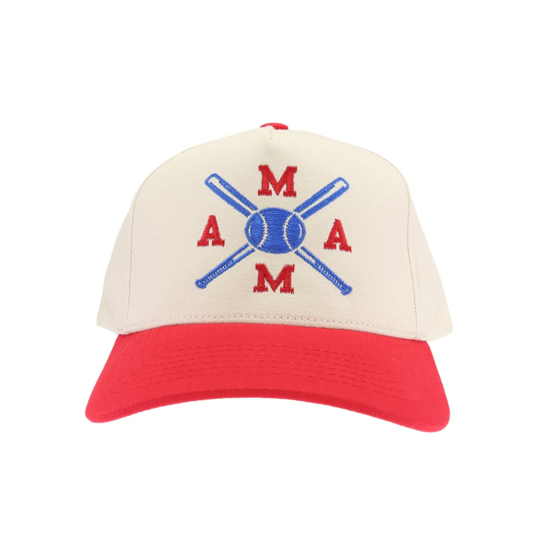 Baseball Mama C.C Embroidered Trucker Hat TCM0002