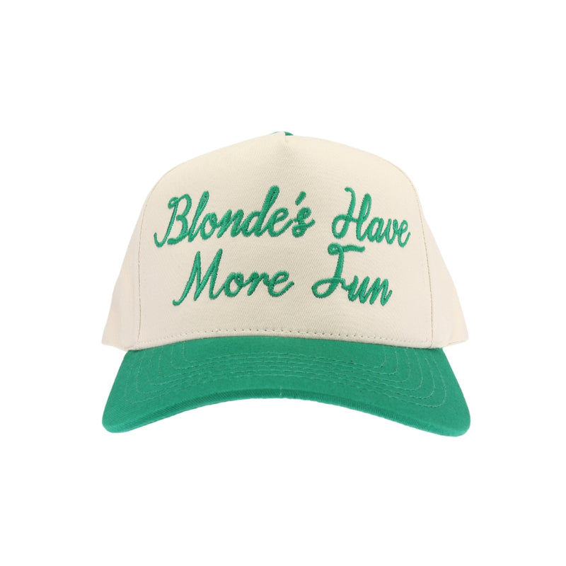 Blondes Have More Fun C.C Embroidered Trucker Hat TCM0002
