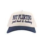 Not Flirting C.C Embroidered Trucker Hat TCM0002