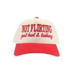 Not Flirting C.C Embroidered Trucker Hat TCM0002