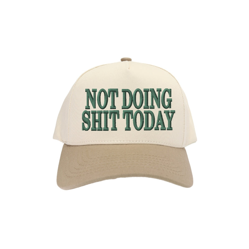 Not Doing Shit C.C Embroidered Trucker Hat TCM0002
