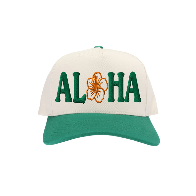 Aloha C.C Embroidered Trucker Hat TCM0002