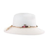 Multi Colored Trim Straw C.C Panama Hat ST1001