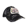 Embroidered Happy Camper Patch C.C High Pony Criss Cross Ball Cap BT1004