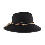 Multi Colored Trim Straw C.C Panama Hat ST1001