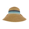 Multi Colored Ribbon Trim Rolled C.C Sun Hat STH12