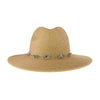 Glass Bead Trim C.C Panama Hat STH11