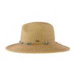 Glass Bead Trim C.C Panama Hat STH11