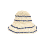 Open Weave Paper Straw Hand Crochet C.C Bucket Hat ST4259
