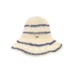 Open Weave Paper Straw Hand Crochet C.C Bucket Hat ST4259