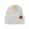 Ribbed Double Cuff C.C Beanie HTS0007