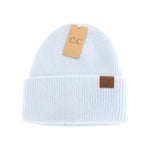 Ribbed Double Cuff C.C Beanie HTS0007